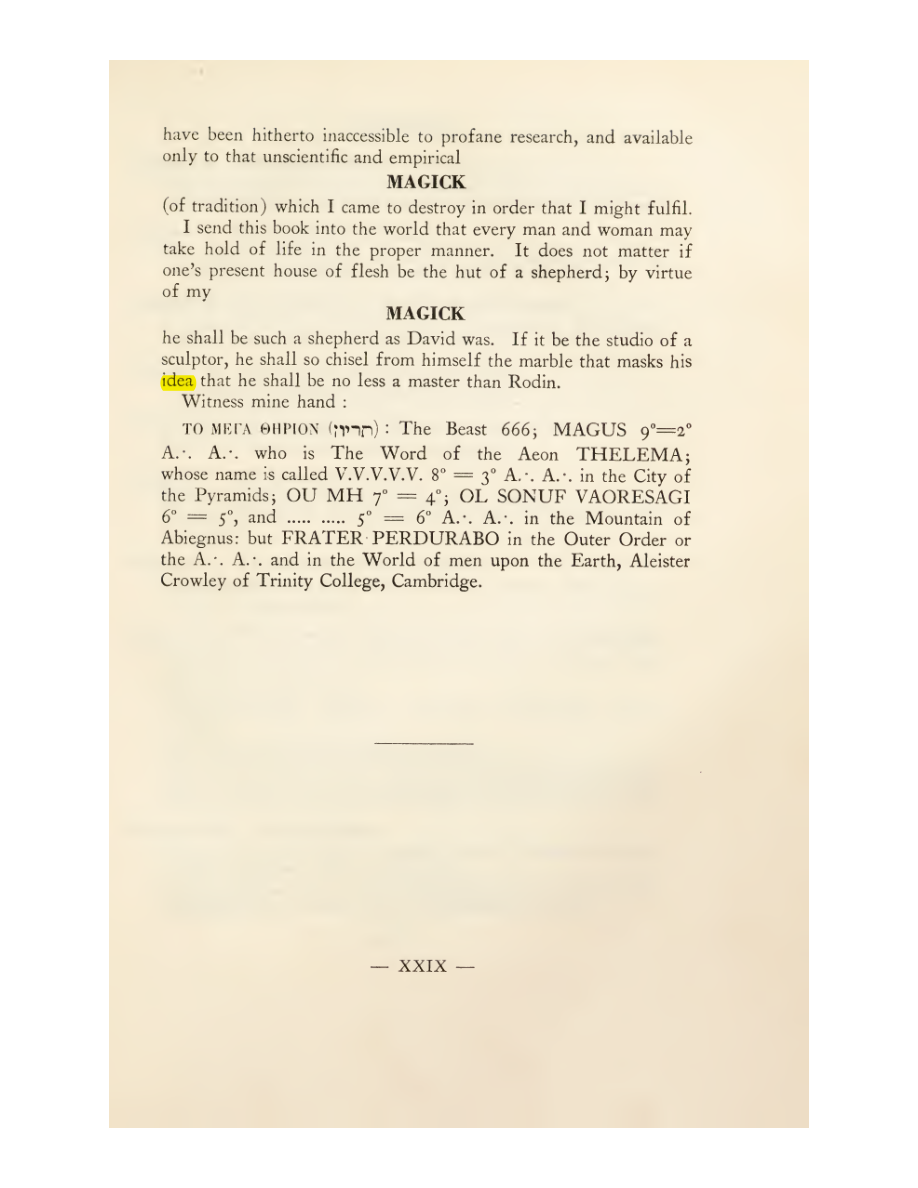 Original scan of Magick in Theory and Practice (Section 1), PDF page 31