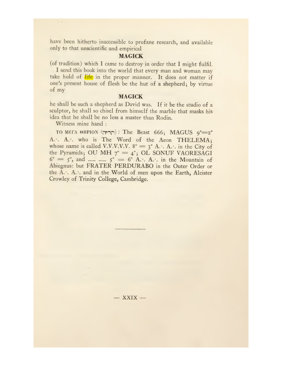 Original scan of Magick in Theory and Practice (Section 1), PDF page 31