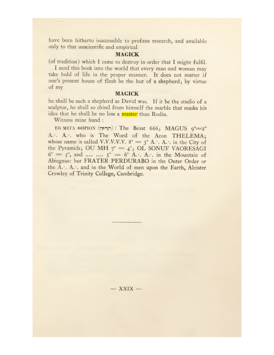 Original scan of Magick in Theory and Practice (Section 1), PDF page 31