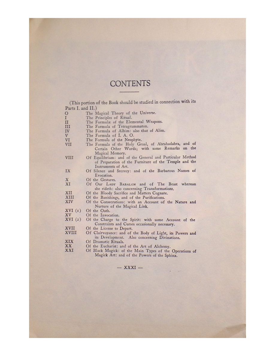Original scan of Magick in Theory and Practice (Section 1), PDF page 33
