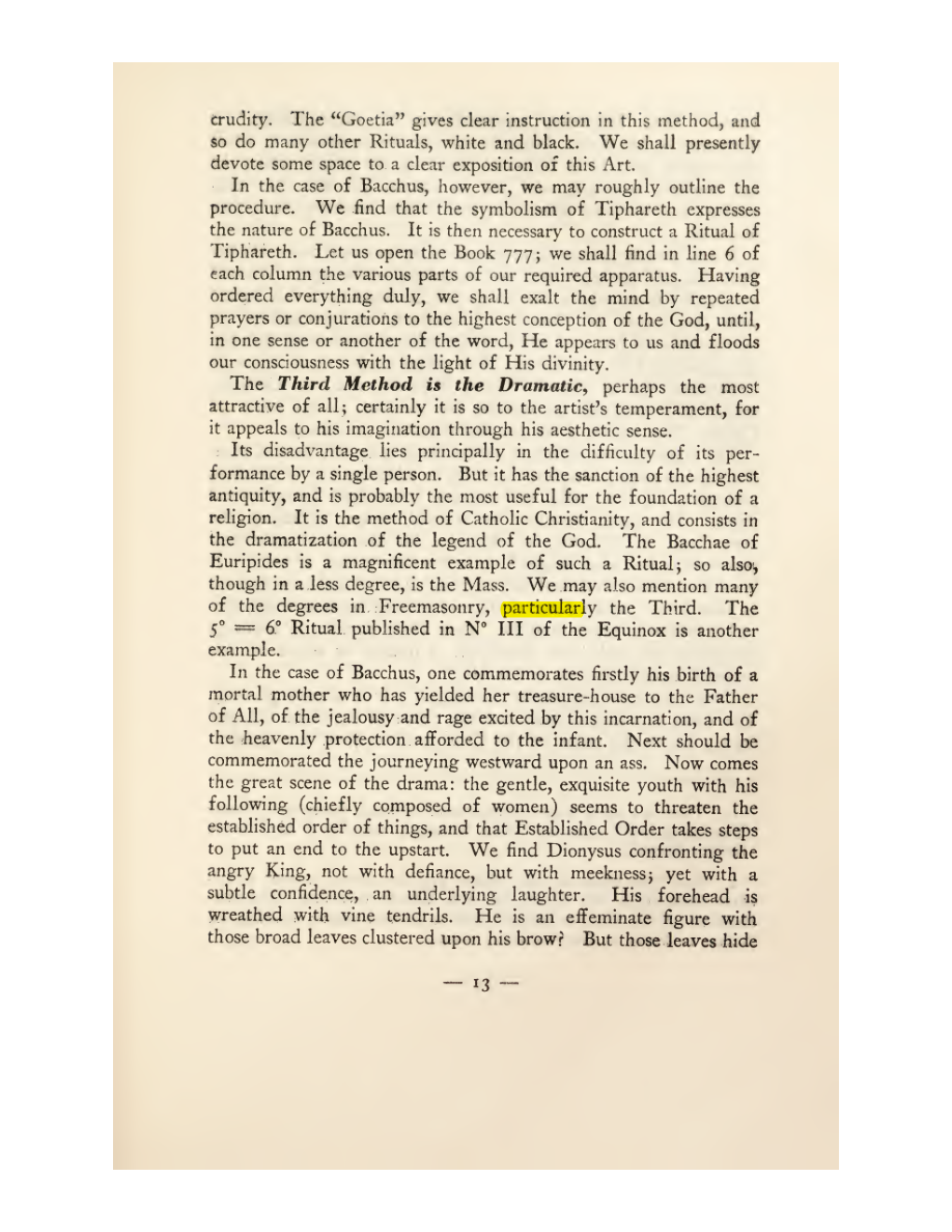 Original scan of Magick in Theory and Practice (Section 1), PDF page 49