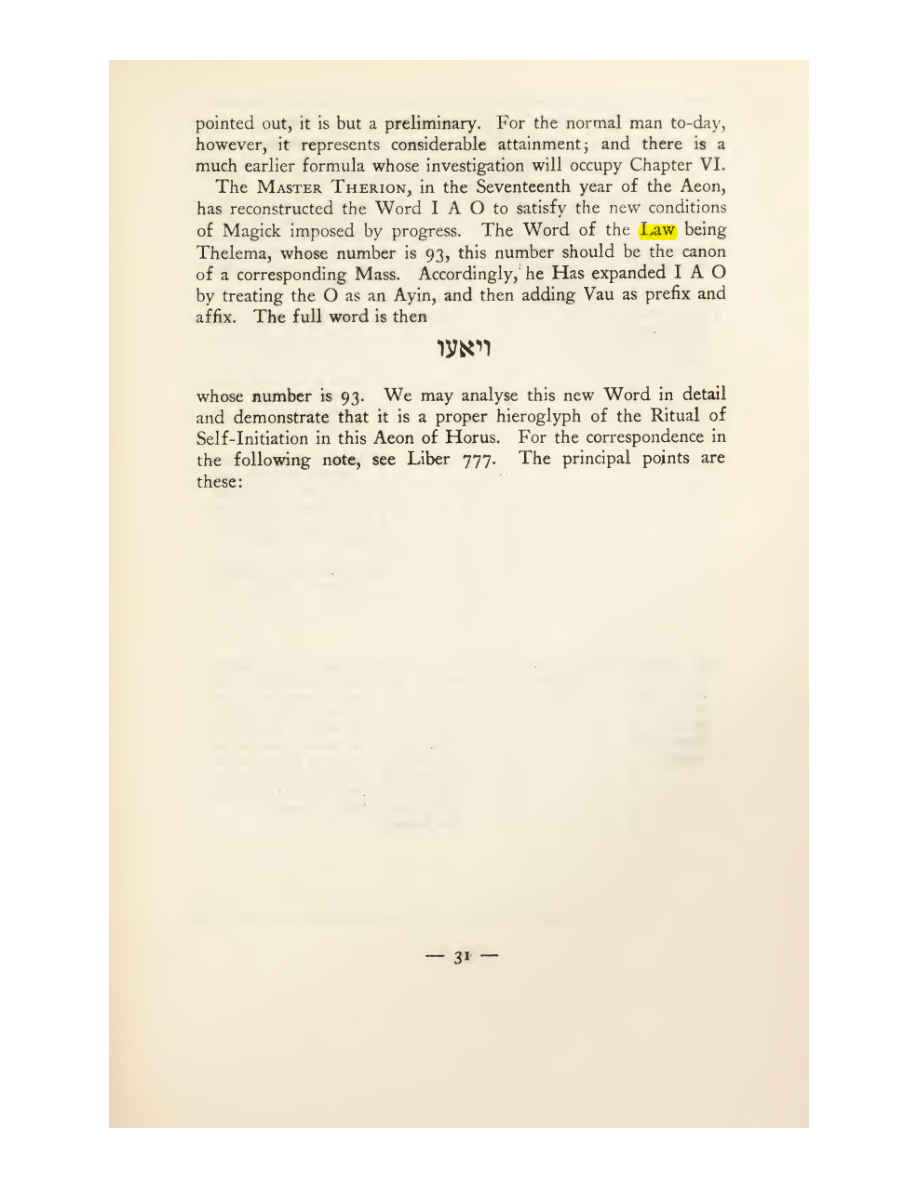 Original scan of Magick in Theory and Practice (Section 1), PDF page 67