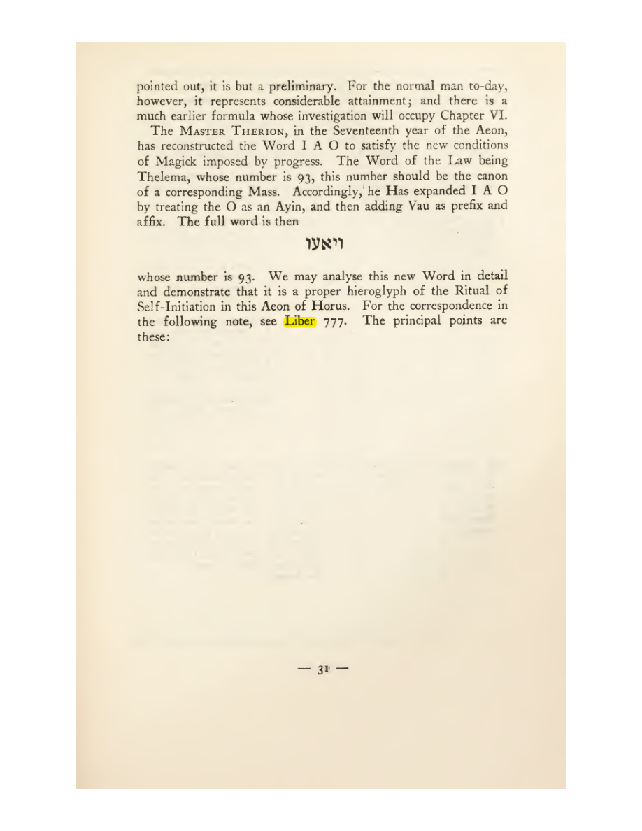 Original scan of Magick in Theory and Practice (Section 1), PDF page 67
