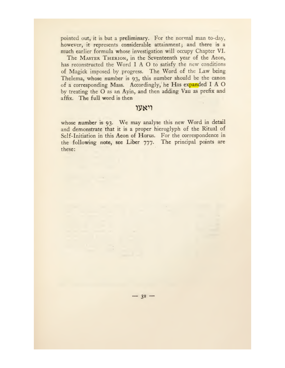 Original scan of Magick in Theory and Practice (Section 1), PDF page 67