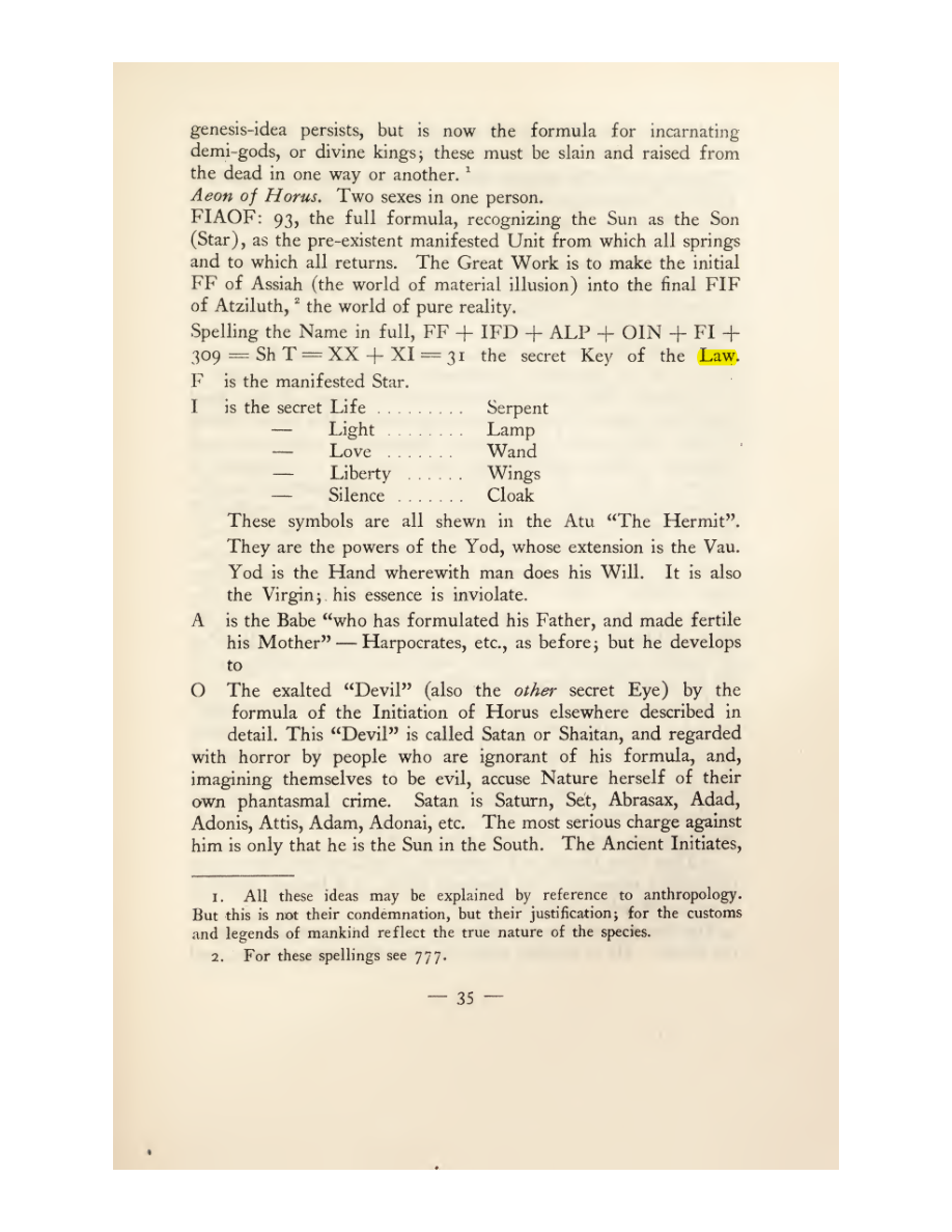 Original scan of Magick in Theory and Practice (Section 1), PDF page 71