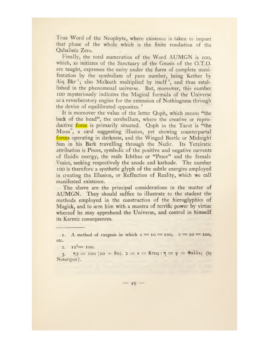 Original scan of Magick in Theory and Practice (Section 1), PDF page 85