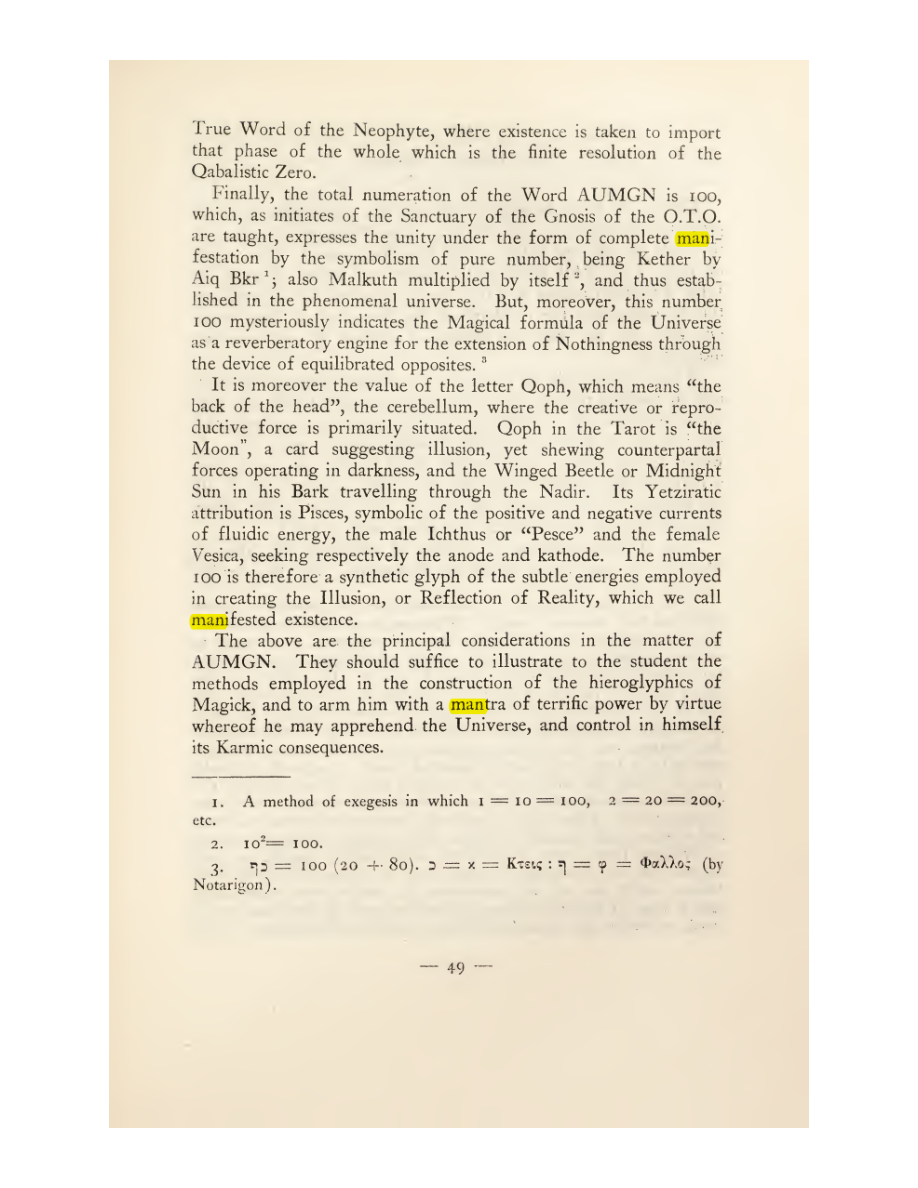 Original scan of Magick in Theory and Practice (Section 1), PDF page 85