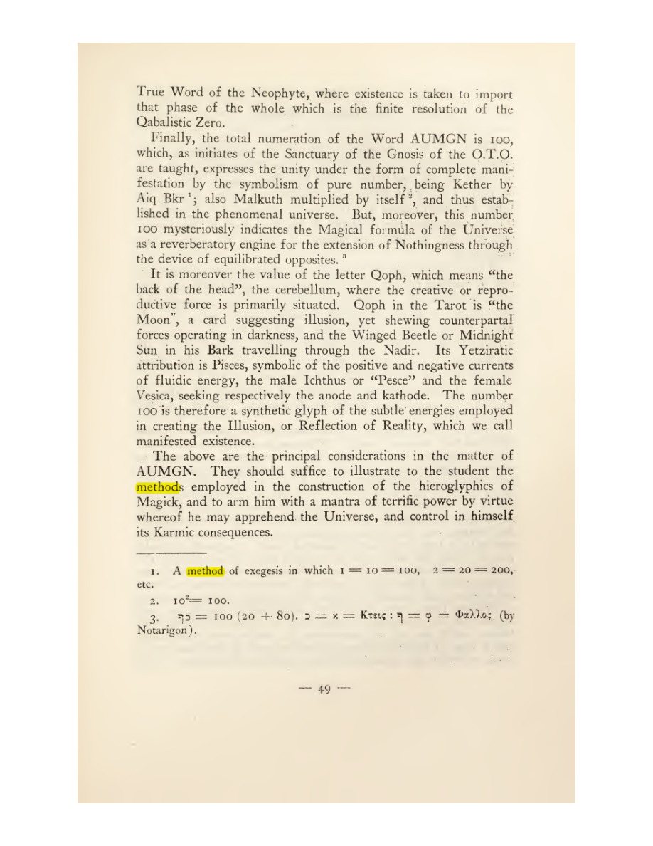 Original scan of Magick in Theory and Practice (Section 1), PDF page 85