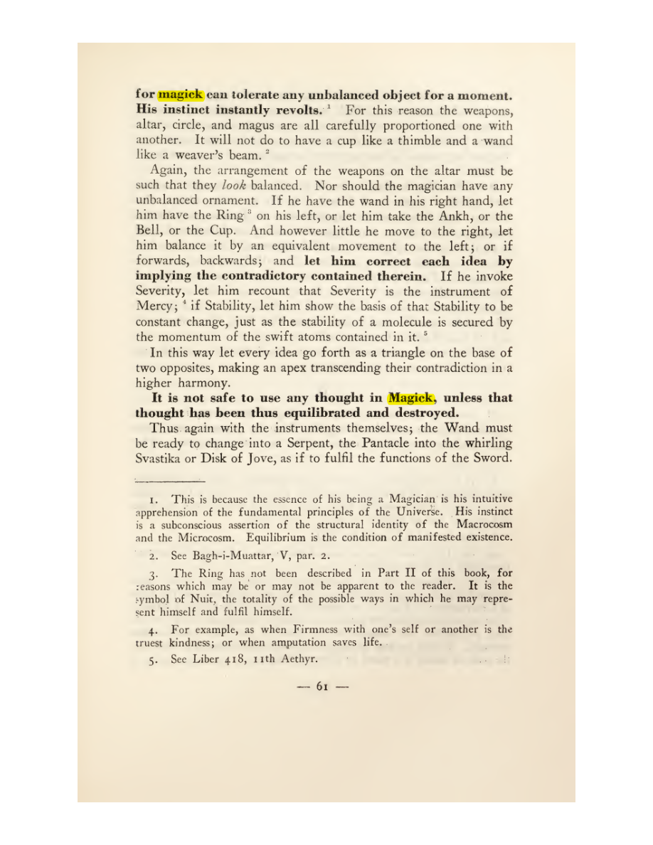 Original scan of Magick in Theory and Practice (Section 1), PDF page 97