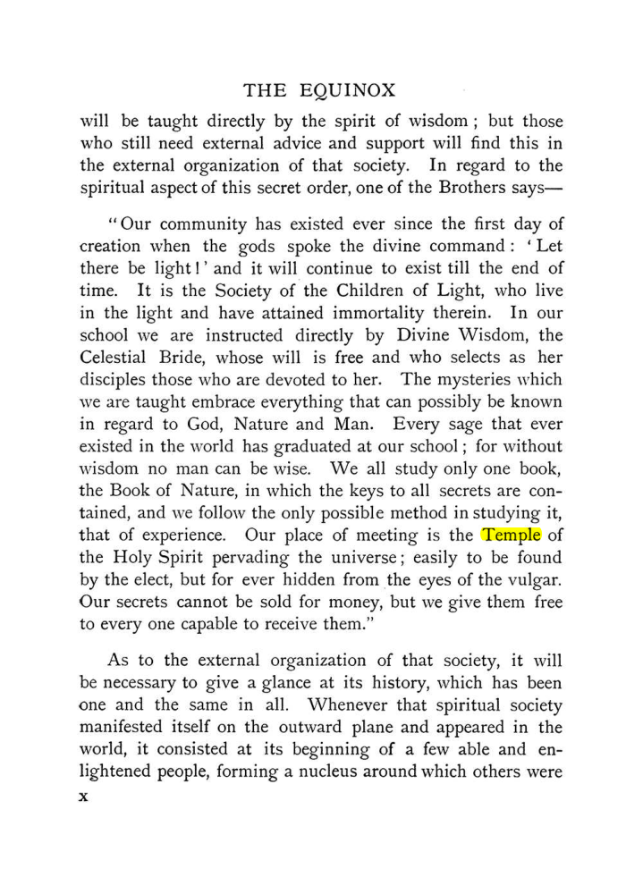 Original scan of The Equinox (Volume I, Number IX), PDF page 10