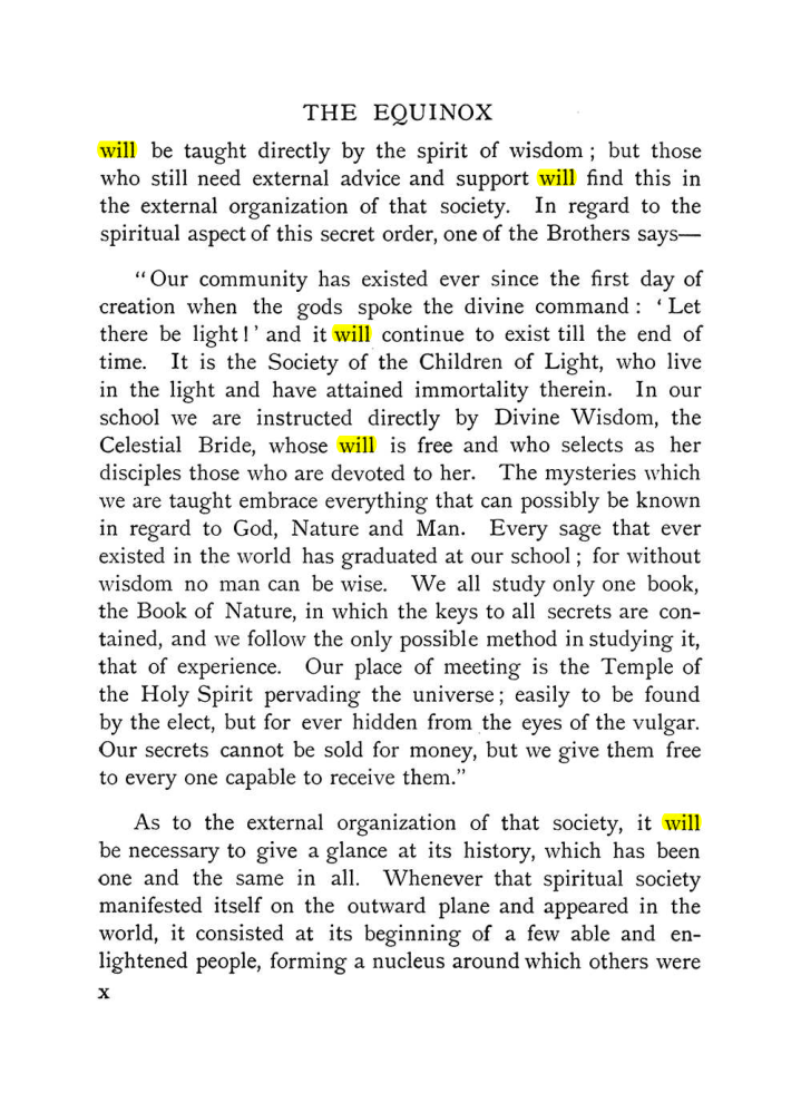 Original scan of The Equinox (Volume I, Number IX), PDF page 10
