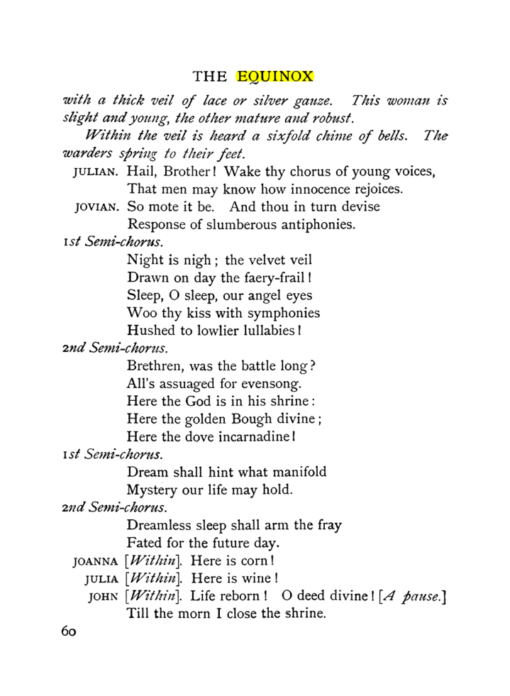 Original scan of The Equinox (Volume I, Number IX), PDF page 100