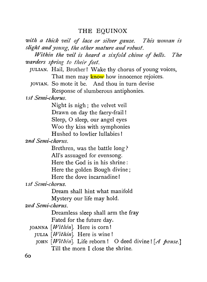 Original scan of The Equinox (Volume I, Number IX), PDF page 100