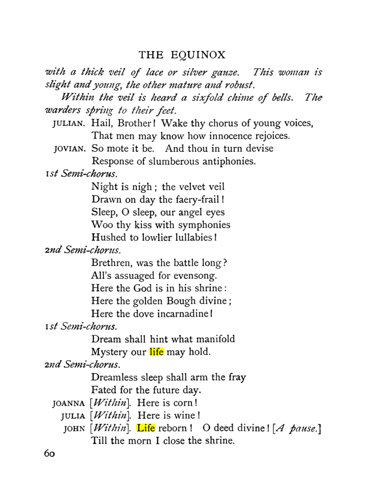 Original scan of The Equinox (Volume I, Number IX), PDF page 100