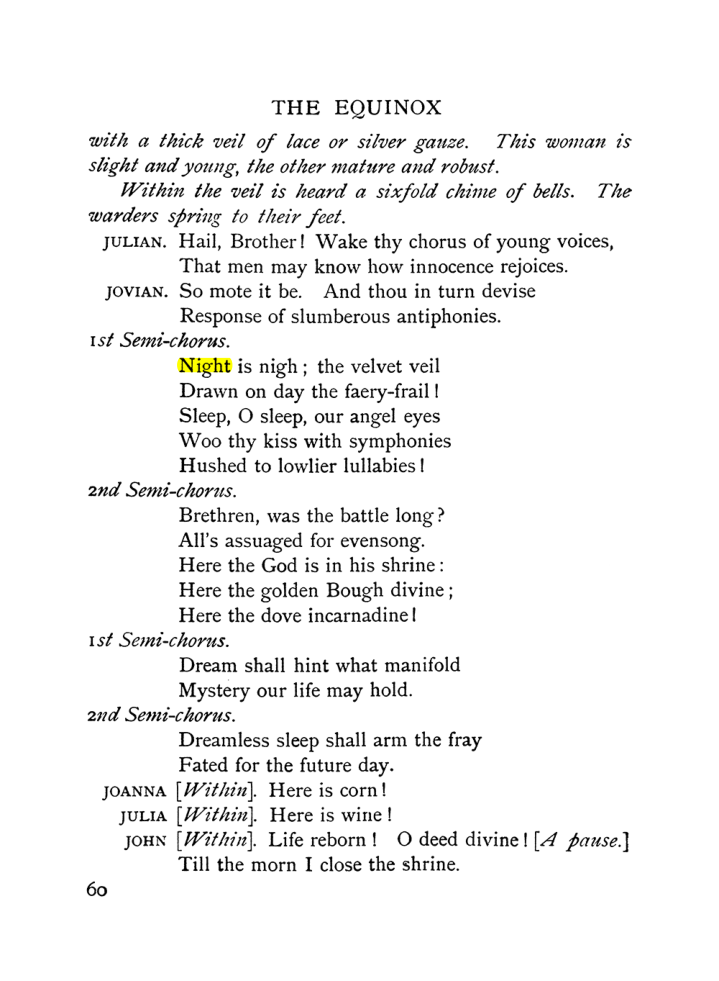 Original scan of The Equinox (Volume I, Number IX), PDF page 100