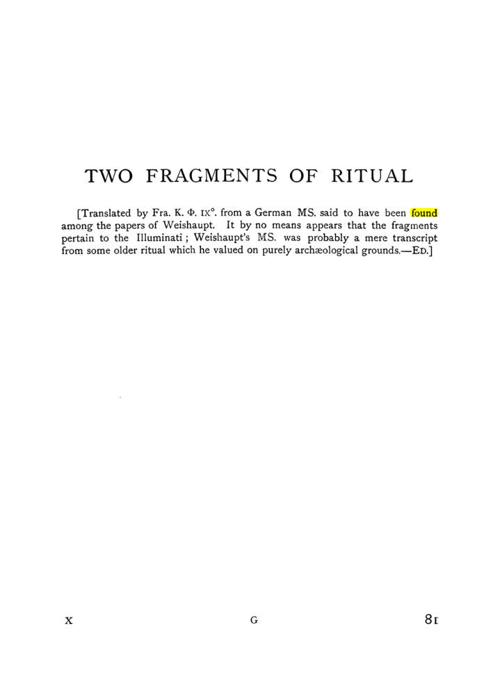 Original scan of The Equinox (Volume I, Number IX), PDF page 121