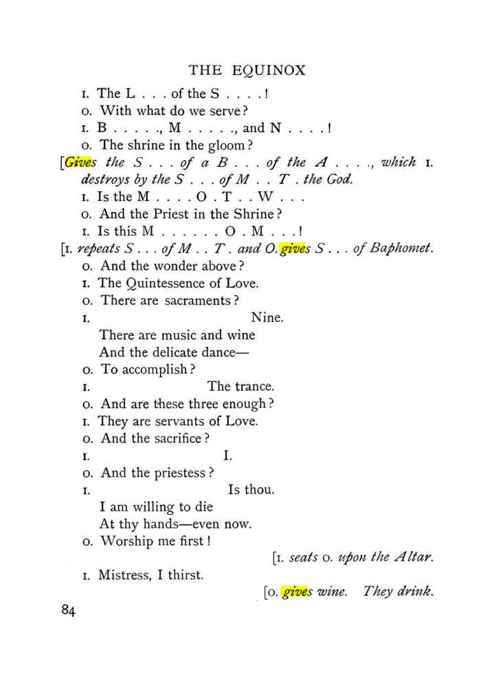 Original scan of The Equinox (Volume I, Number IX), PDF page 124