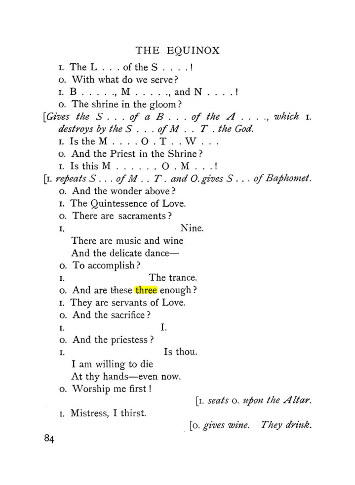 Original scan of The Equinox (Volume I, Number IX), PDF page 124