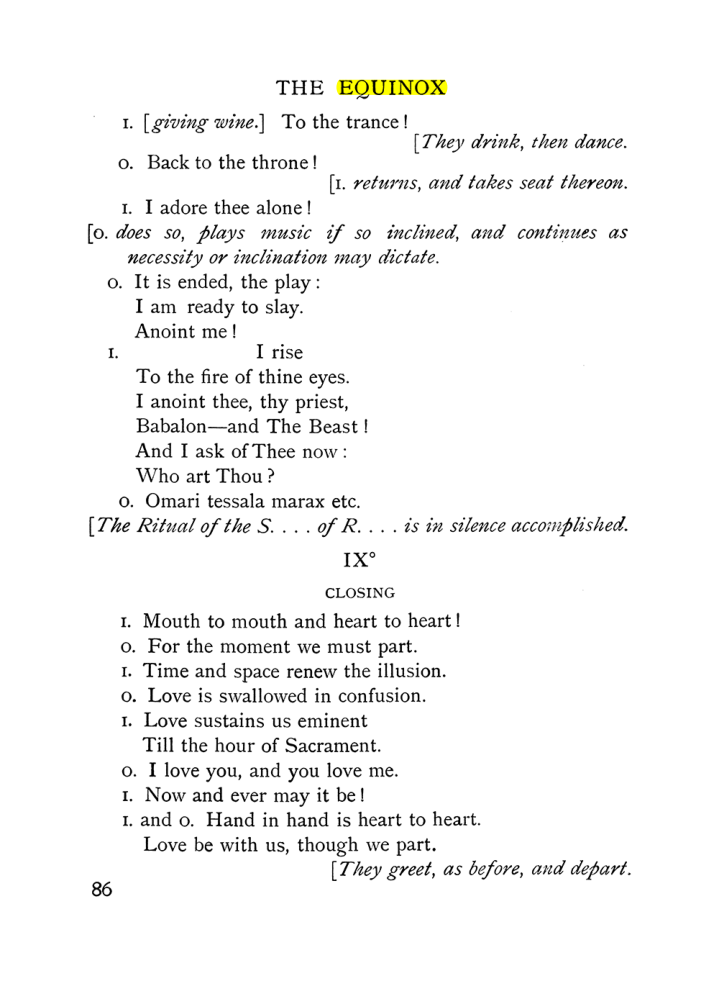 Original scan of The Equinox (Volume I, Number IX), PDF page 126