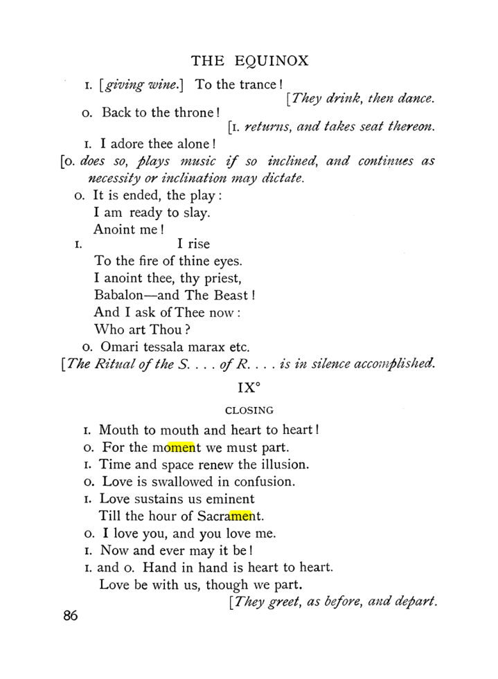 Original scan of The Equinox (Volume I, Number IX), PDF page 126