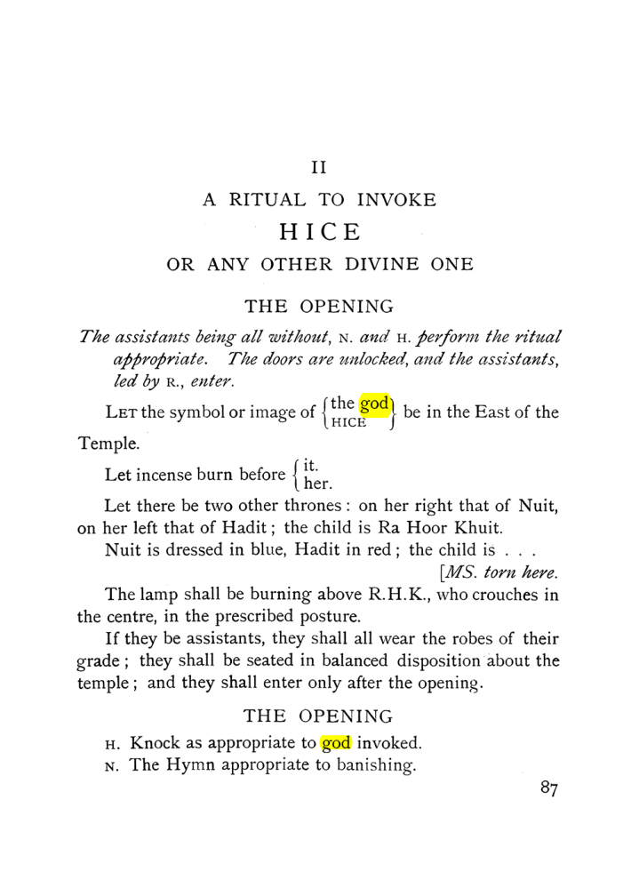 Original scan of The Equinox (Volume I, Number IX), PDF page 127