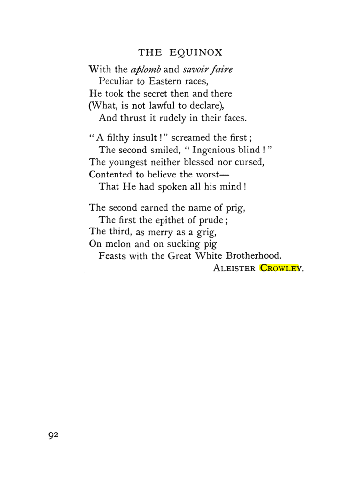 Original scan of The Equinox (Volume I, Number IX), PDF page 132