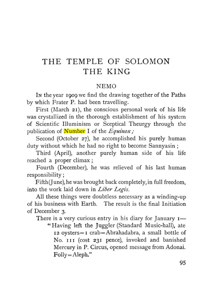 Original scan of The Equinox (Volume I, Number IX), PDF page 135