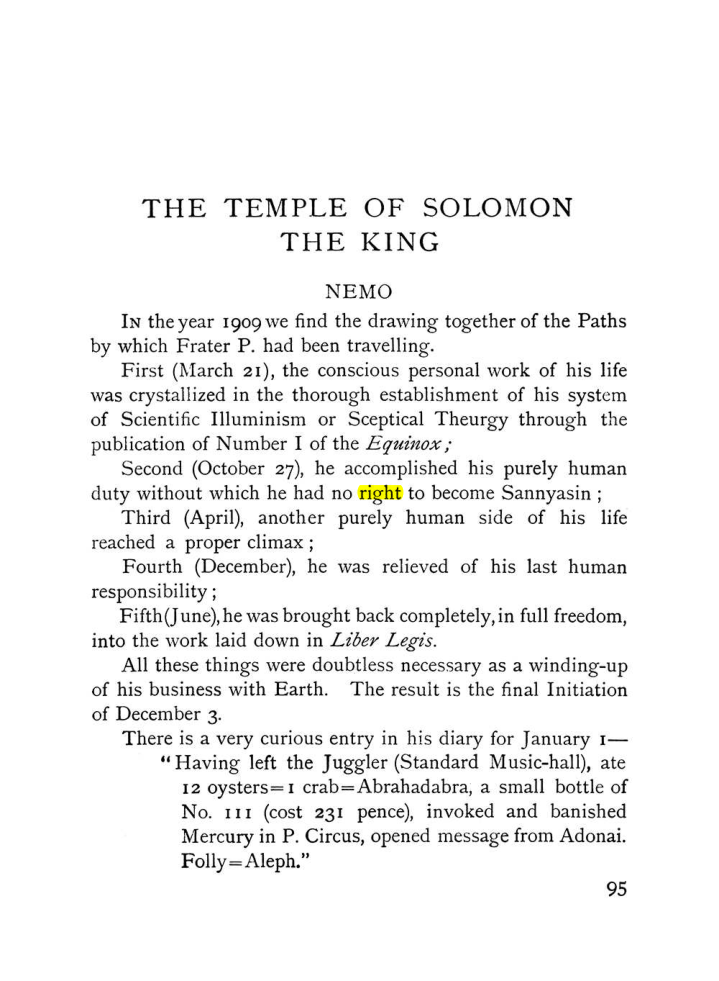 Original scan of The Equinox (Volume I, Number IX), PDF page 135