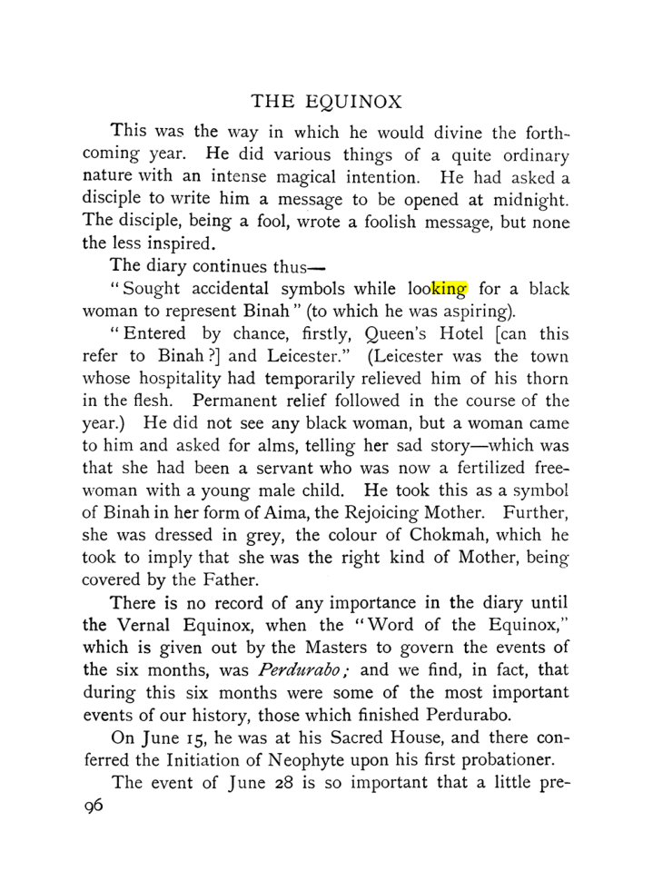 Original scan of The Equinox (Volume I, Number IX), PDF page 136