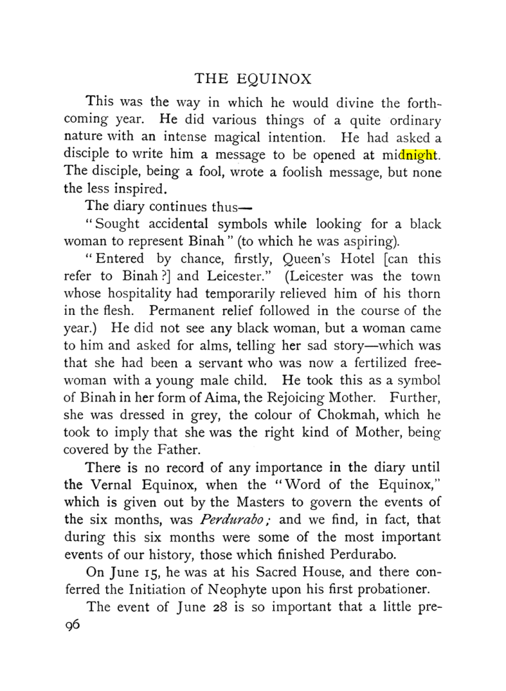 Original scan of The Equinox (Volume I, Number IX), PDF page 136