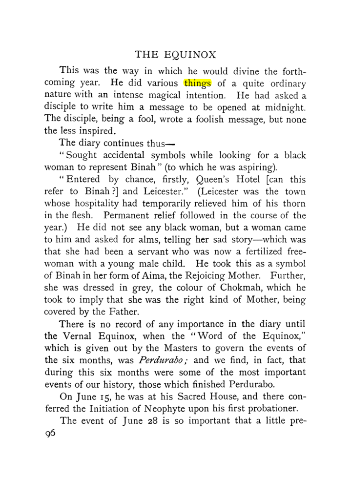 Original scan of The Equinox (Volume I, Number IX), PDF page 136