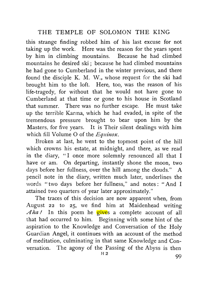Original scan of The Equinox (Volume I, Number IX), PDF page 139