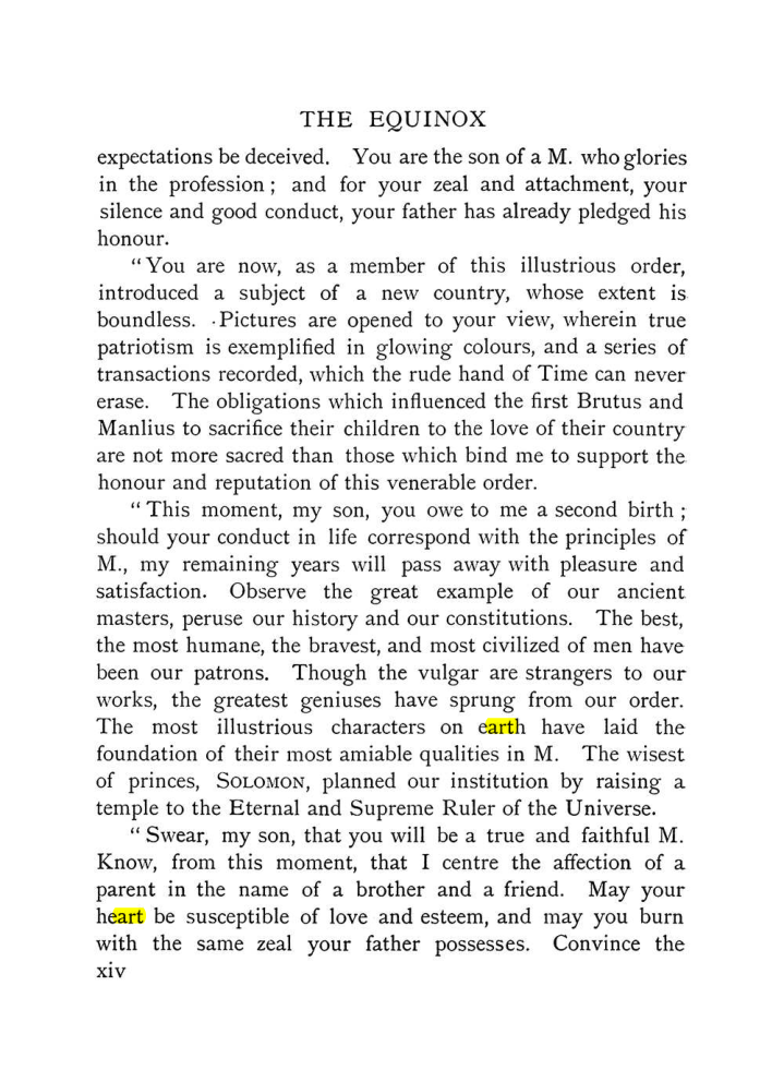 Original scan of The Equinox (Volume I, Number IX), PDF page 14