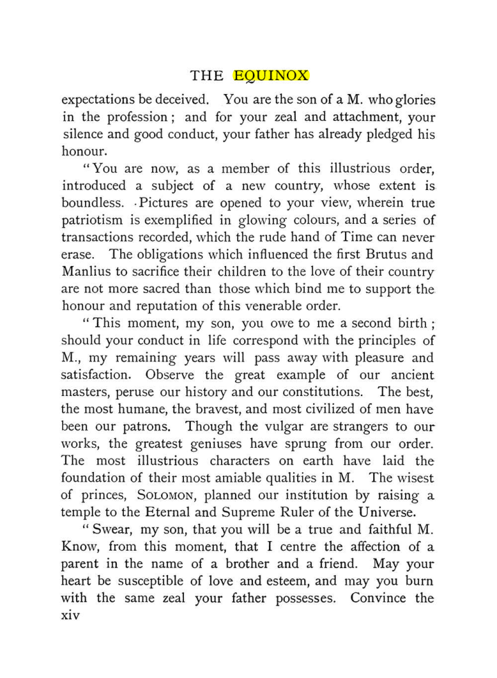 Original scan of The Equinox (Volume I, Number IX), PDF page 14
