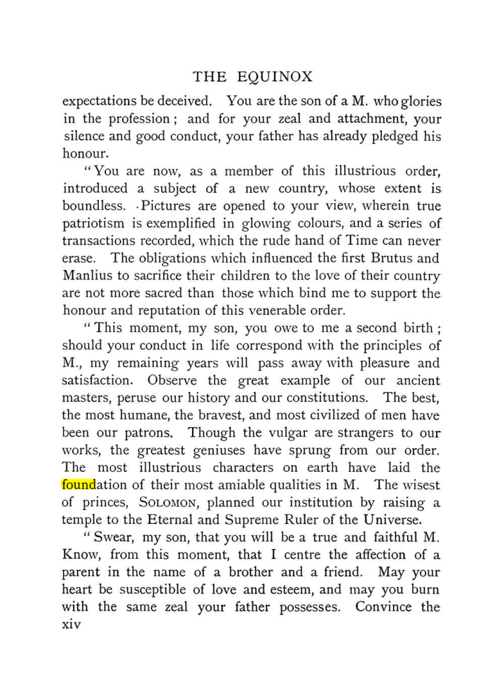Original scan of The Equinox (Volume I, Number IX), PDF page 14