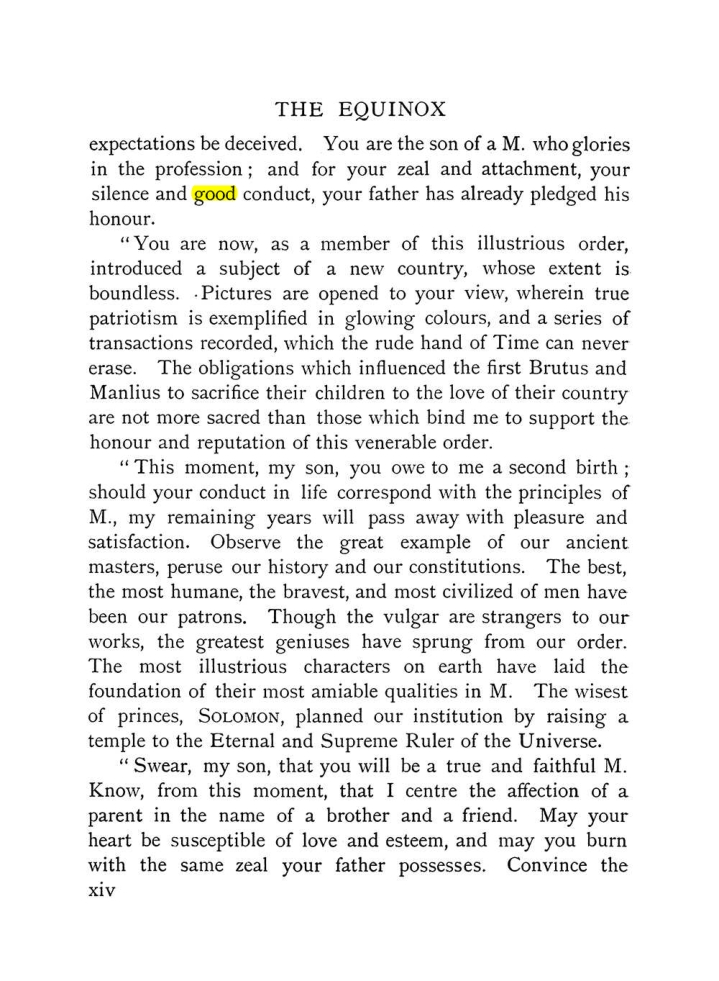 Original scan of The Equinox (Volume I, Number IX), PDF page 14