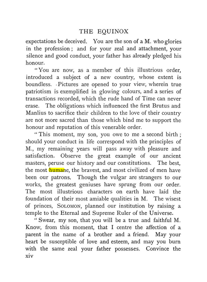 Original scan of The Equinox (Volume I, Number IX), PDF page 14