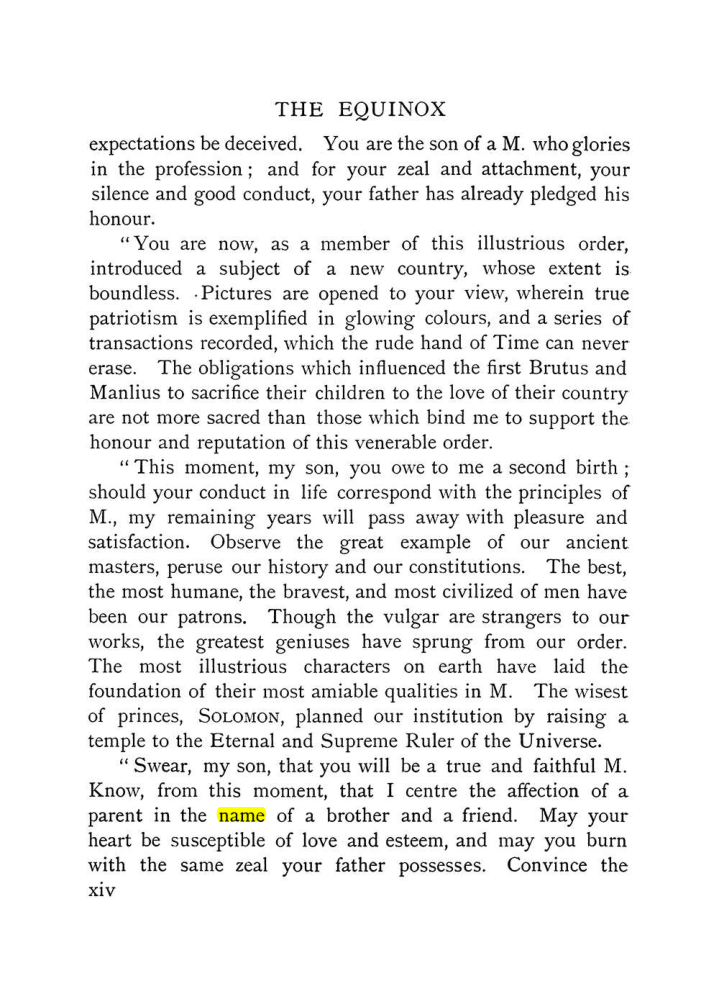 Original scan of The Equinox (Volume I, Number IX), PDF page 14