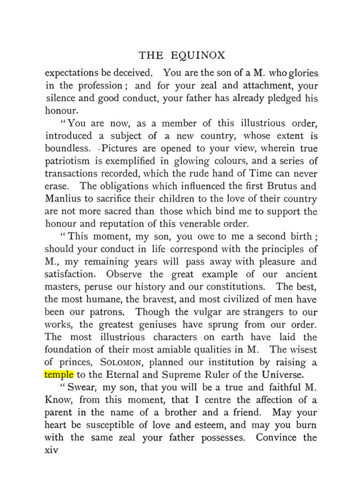 Original scan of The Equinox (Volume I, Number IX), PDF page 14