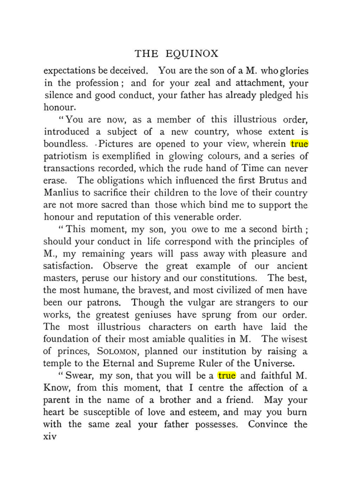 Original scan of The Equinox (Volume I, Number IX), PDF page 14