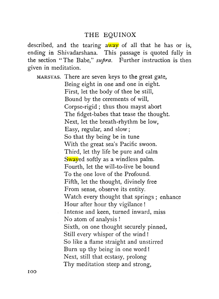 Original scan of The Equinox (Volume I, Number IX), PDF page 140