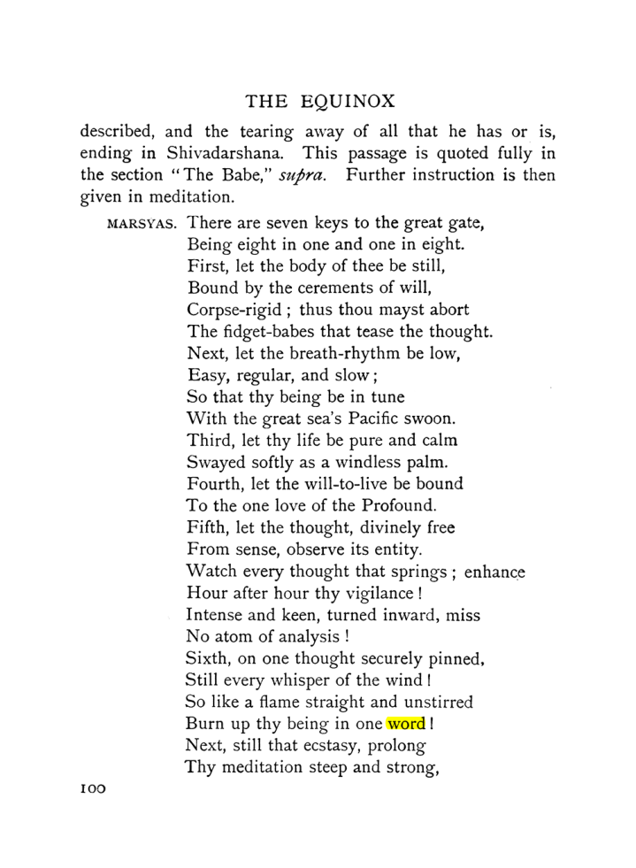 Original scan of The Equinox (Volume I, Number IX), PDF page 140