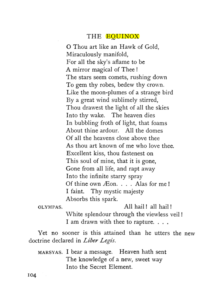 Original scan of The Equinox (Volume I, Number IX), PDF page 144