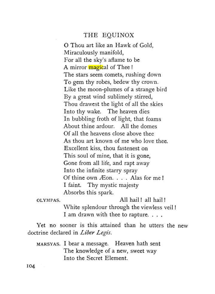 Original scan of The Equinox (Volume I, Number IX), PDF page 144