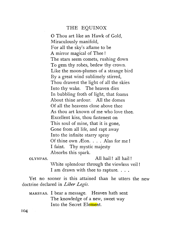 Original scan of The Equinox (Volume I, Number IX), PDF page 144