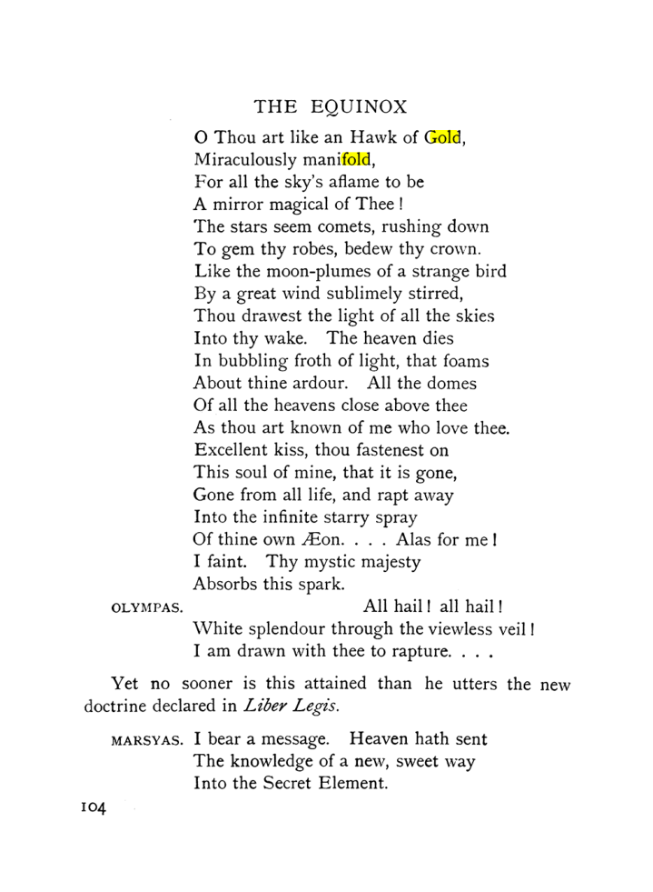 Original scan of The Equinox (Volume I, Number IX), PDF page 144