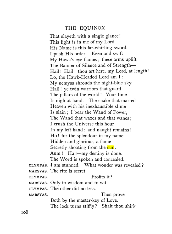 Original scan of The Equinox (Volume I, Number IX), PDF page 148