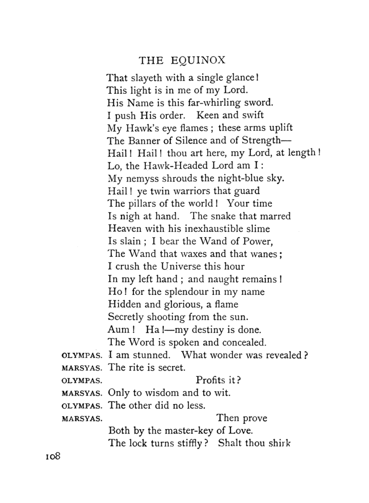 Original scan of The Equinox (Volume I, Number IX), PDF page 148
