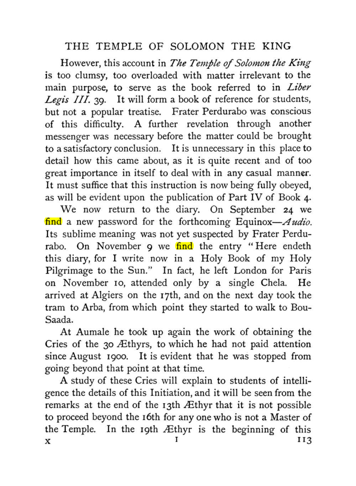 Original scan of The Equinox (Volume I, Number IX), PDF page 153