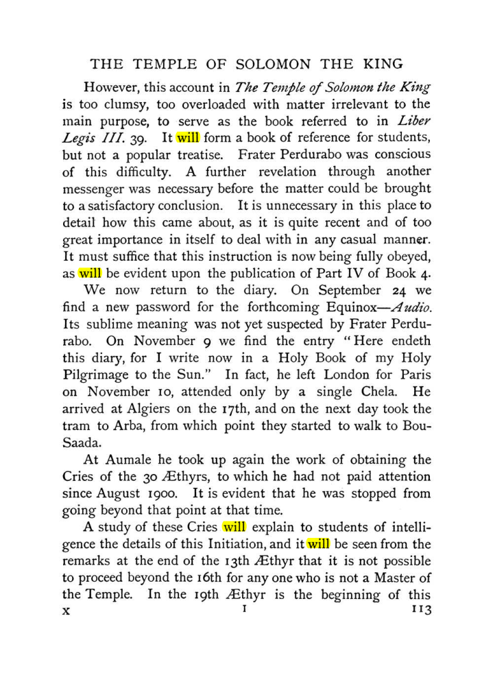 Original scan of The Equinox (Volume I, Number IX), PDF page 153